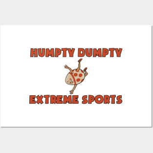 Humpty dumpty extreme sports vintage design Posters and Art